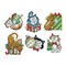 DIY Design Works Christmas Cats Kittens Plastic Canvas Ornament Kit